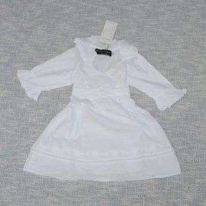 Gretty Zueger Girl's Embroidered Dress 3/4 Sleeve Size 2T